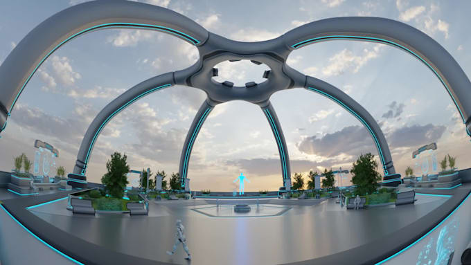 create 3d environment for unity game and blender