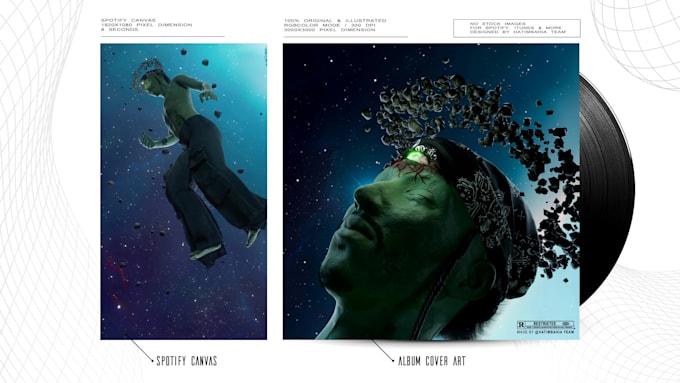 create 3d cover art, animation and idea development