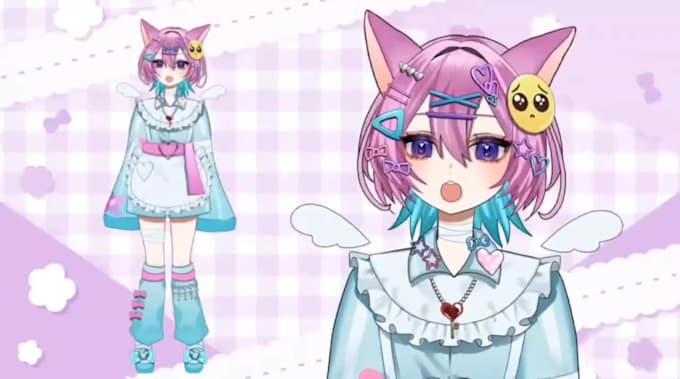 Vtuber Rigging Reference Draw and rig live 2d vtuber, vtuber model, vtuber rigging, live2d ...