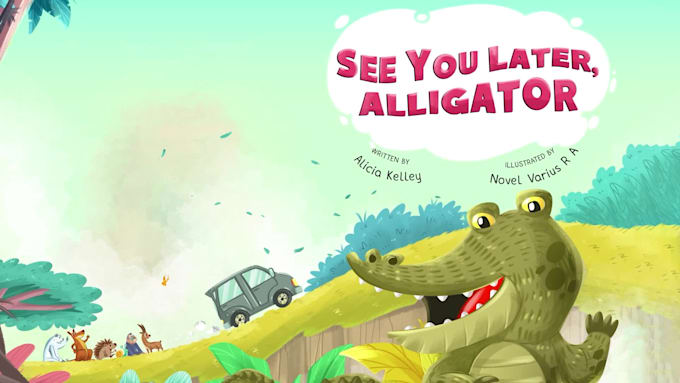 create an animated book cover for your childrens book