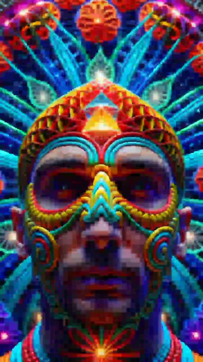make trippy psychedelic music video