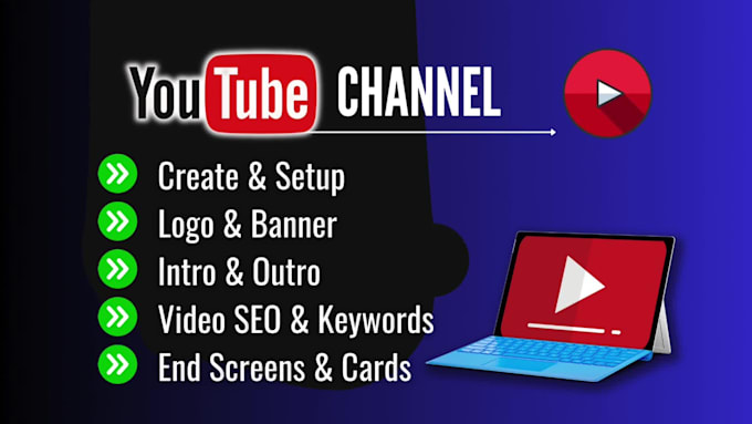 create and setup youtube channel with SEO mastery