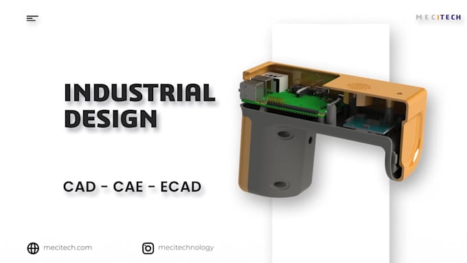 create detailed industrial designs of any product