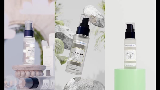 do 3d cosmetic products and cosmetic mockups