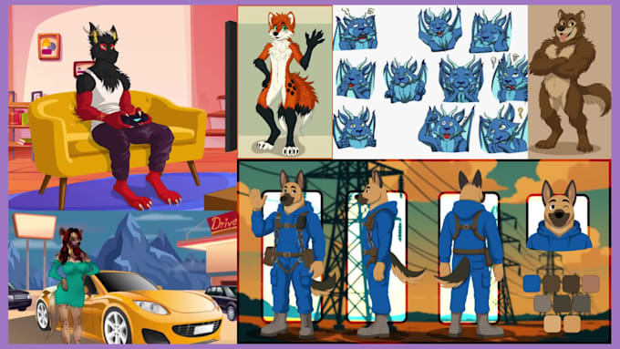 draw furry nsfw fan art original character furry art fursona oc nsfw, sfw