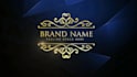 create an amazing golden logo intro outro