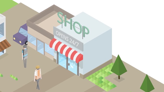 create custom 2d 3d isometric whiteboard explainer video animation