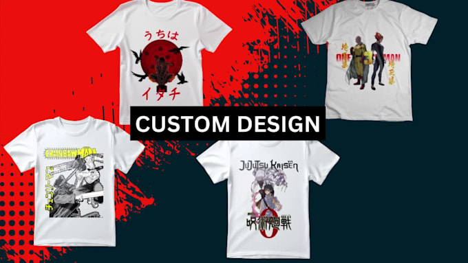 make trendy anime t shirt design