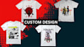 make trendy anime t shirt design