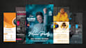 design christmas, travel, tour, party, event, medical flyer