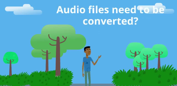 convert audio to video iphone