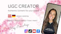 create creative beauty ugc videos in german for you
