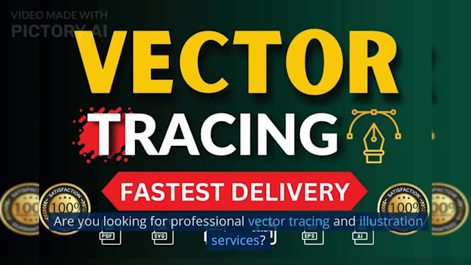 do manual vector tracing by adobe illustrator in 1 to 2 hour