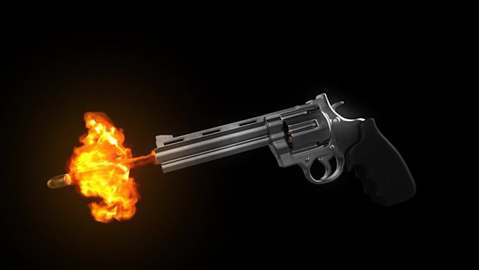 make bullet gunshot intro video