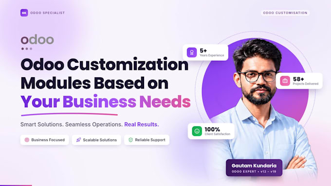 be your odoo expert custom module developments