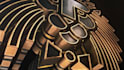 create a 3d gold and silver logo animation