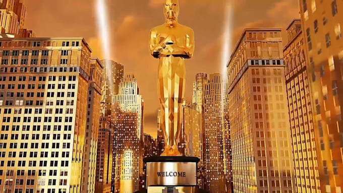 make oscar award logo opener video