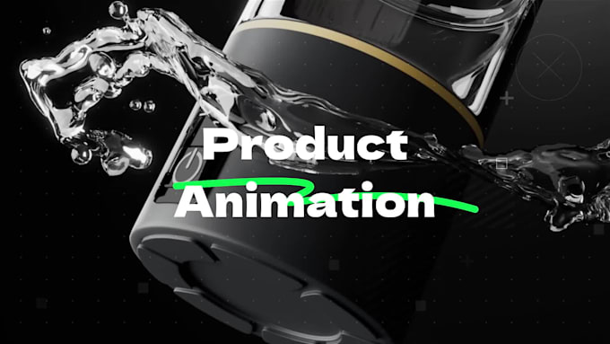 do professional 3d product animation and vfx in blender
