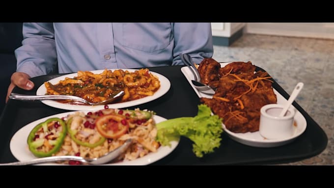 edit cinematic restaurant and food video