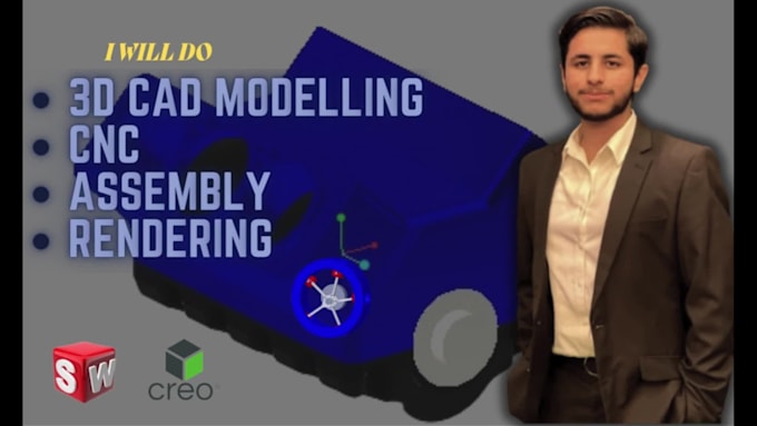 do 3d cad modelling, and assembly using solidworks