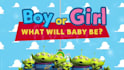 make a gender reveal video using toy story