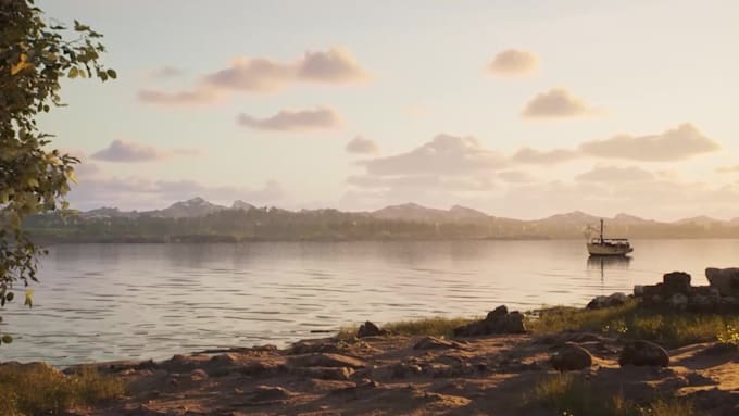create 3d scifi, fantasy realistic environment, in unreal engine