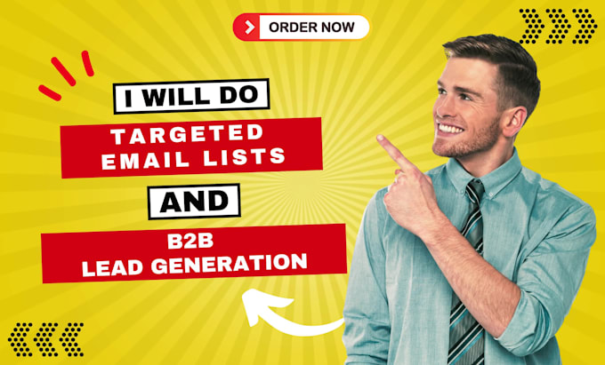 build targeted customer email list and b2b lead for email marketing