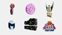 create a 3d rotating logo animation GIF loop