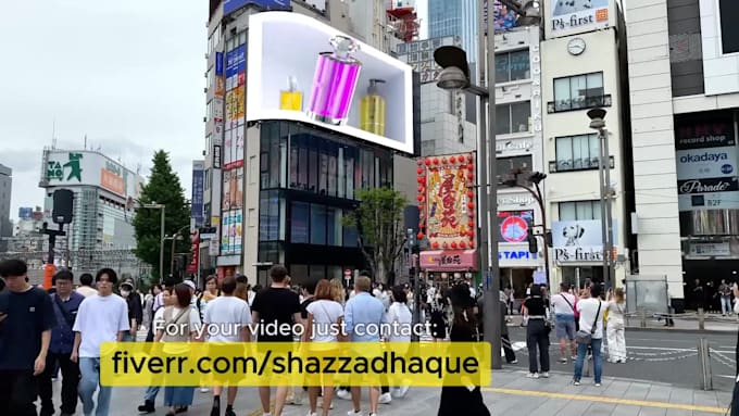 make anamorphic 3d animation video for your led billboards