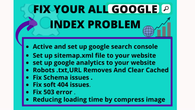 fix google index issues and technical problems