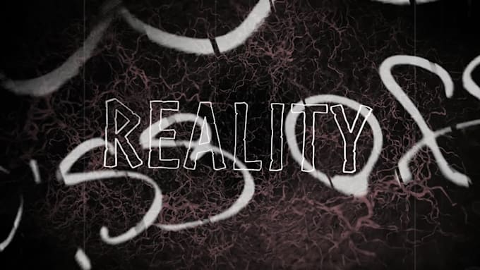 create dark aesthetic horror lyric video