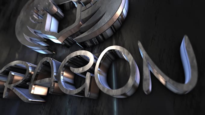 create 3d logo animated epic