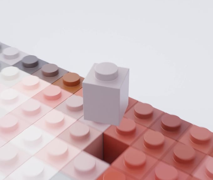 do 3d lego style render from your image