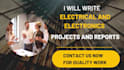 be your electrical and electronics project engineer