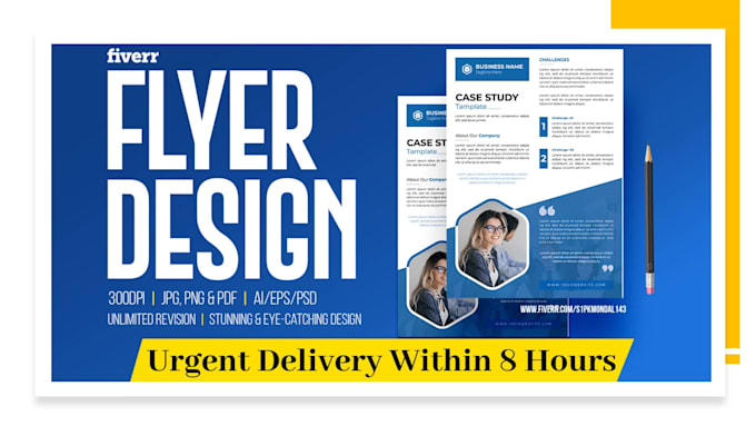 do marketing flyer, event flyer, brochure, postcard design