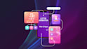 create lottie animation json for website, app and logo
