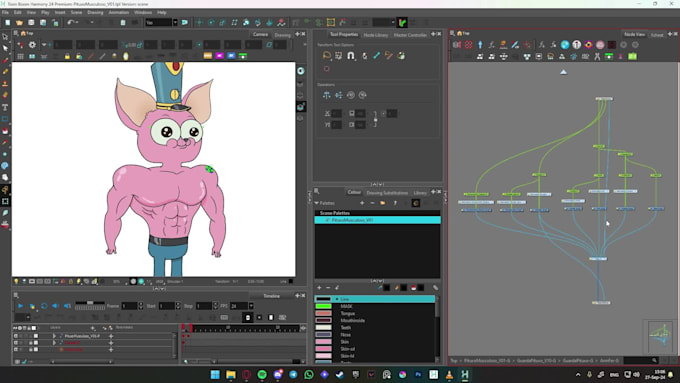 be creating a complex 2d rig of your characters