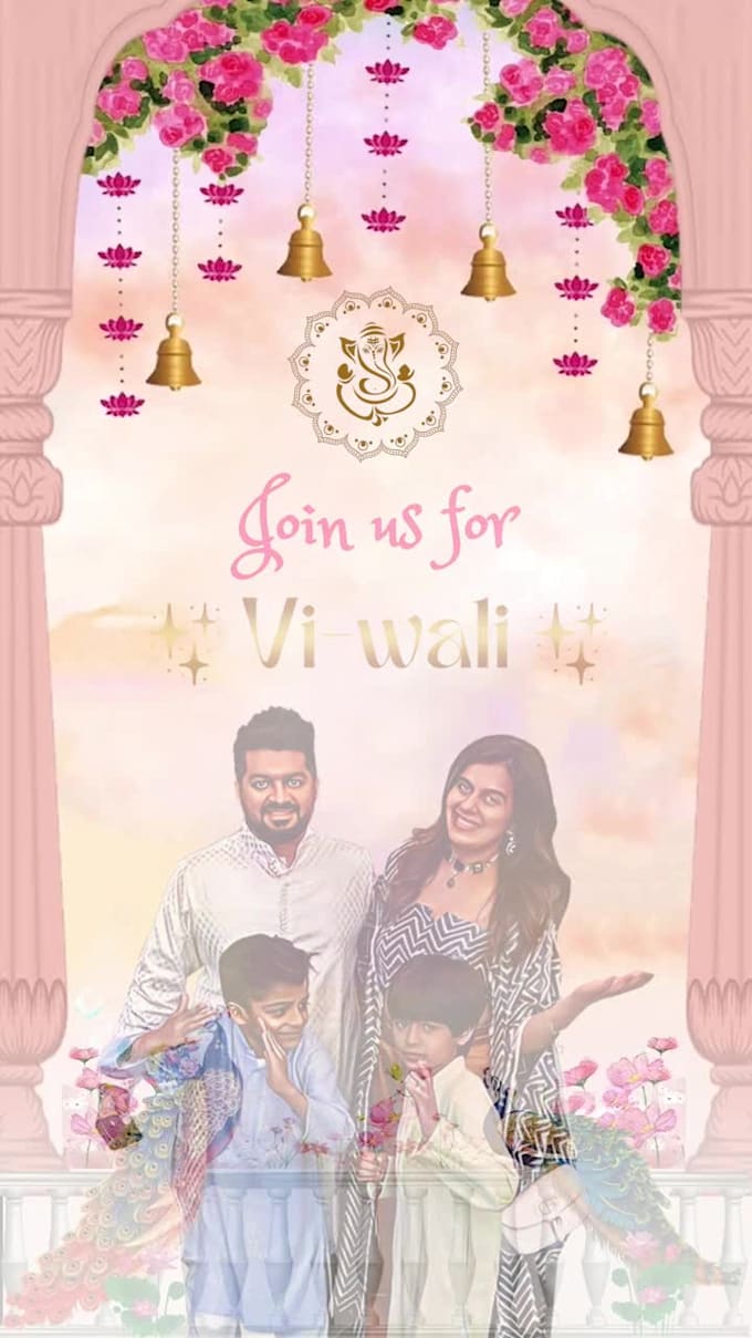 Invutation Card Animation Do animated invitation video, cards for all events by Raghavarora824 ...