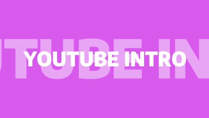 create an epic video intro