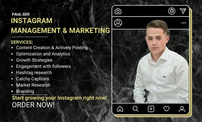 be your instagram marketing manager