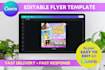 design editable flyer or poster on canva pro