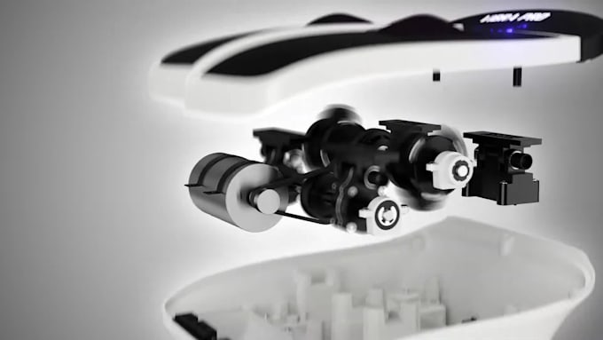 create realistic 3d product animation for product presentation commercial