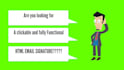 create clickable professional HTML email signature