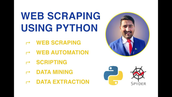 Do Web Scraping Using Python Beautifulsoup Selenium Scrapy By Usama 3715