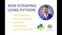 do web scraping using python beautifulsoup, selenium, scrapy