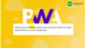 develop pwa progressive web app with react js, laravel or node js