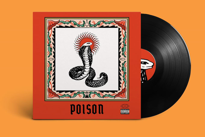 illustrate an epic album cover art