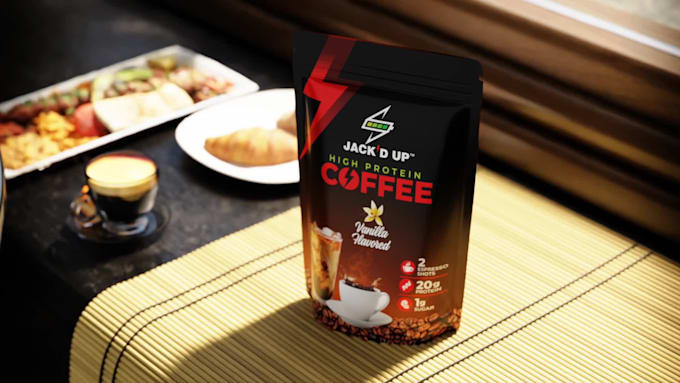 create animation for coffee packages