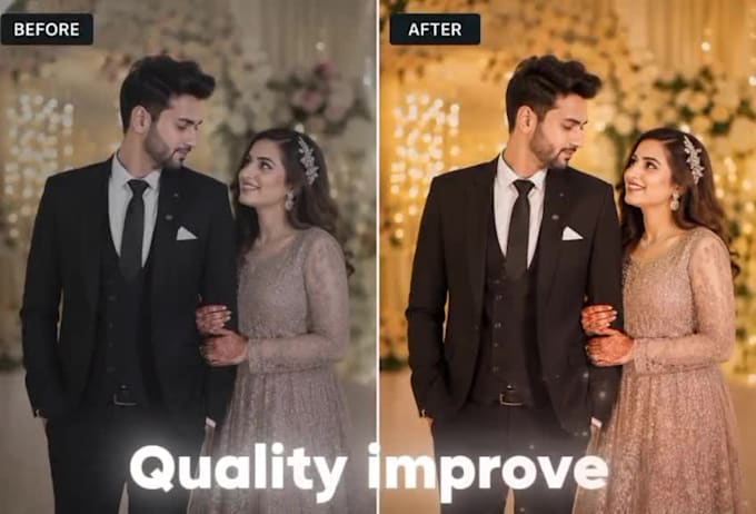 edit wedding photos professionally with realistic retouching and enhancement