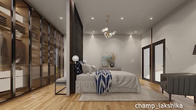do 3d interior design and rendering